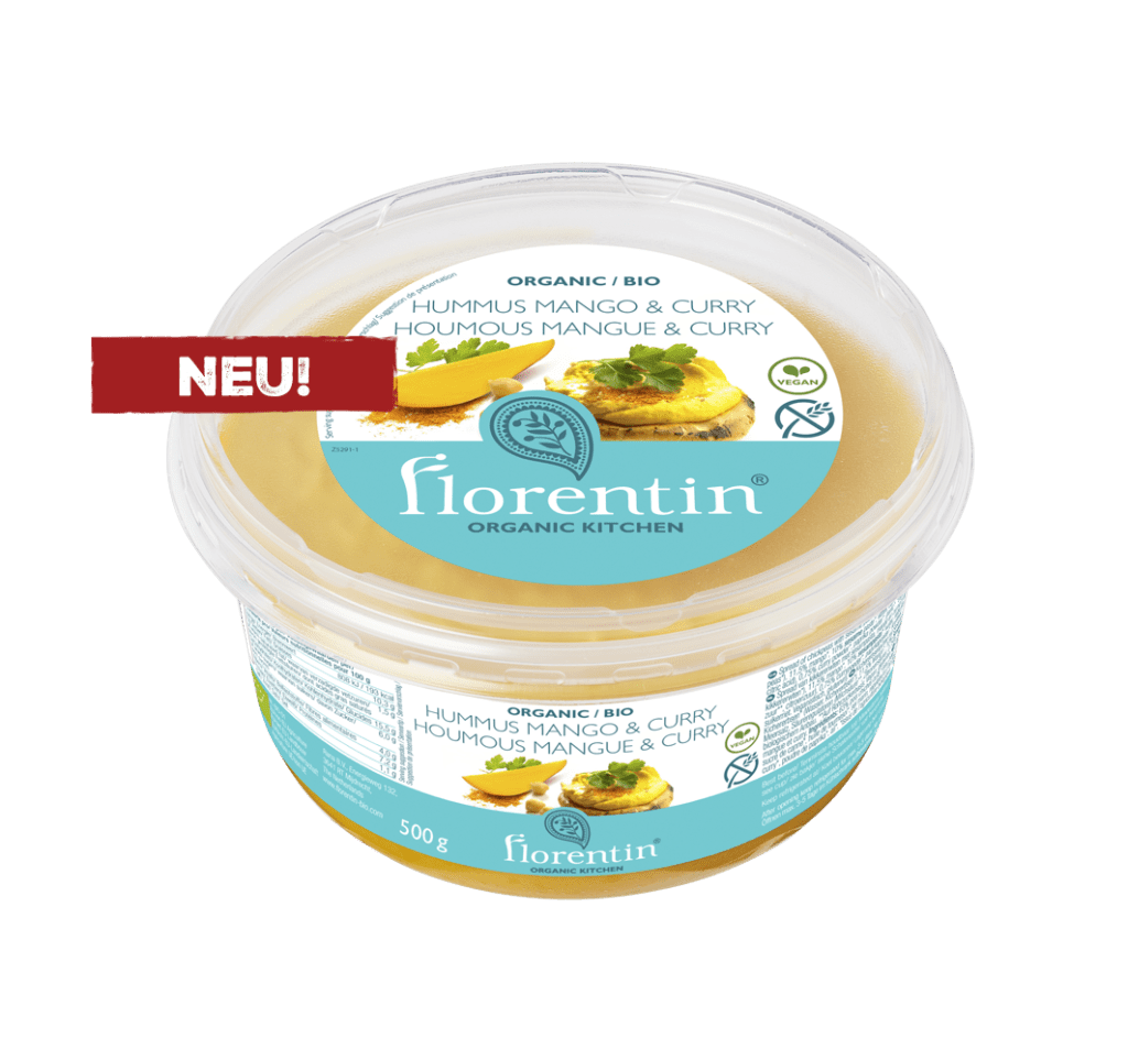 Florentin Hummus Mango Curry 500g