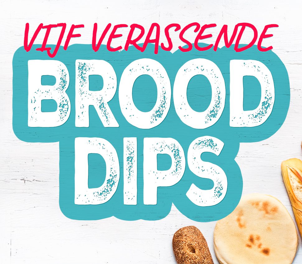 Verassende dips voor brood van Florentin