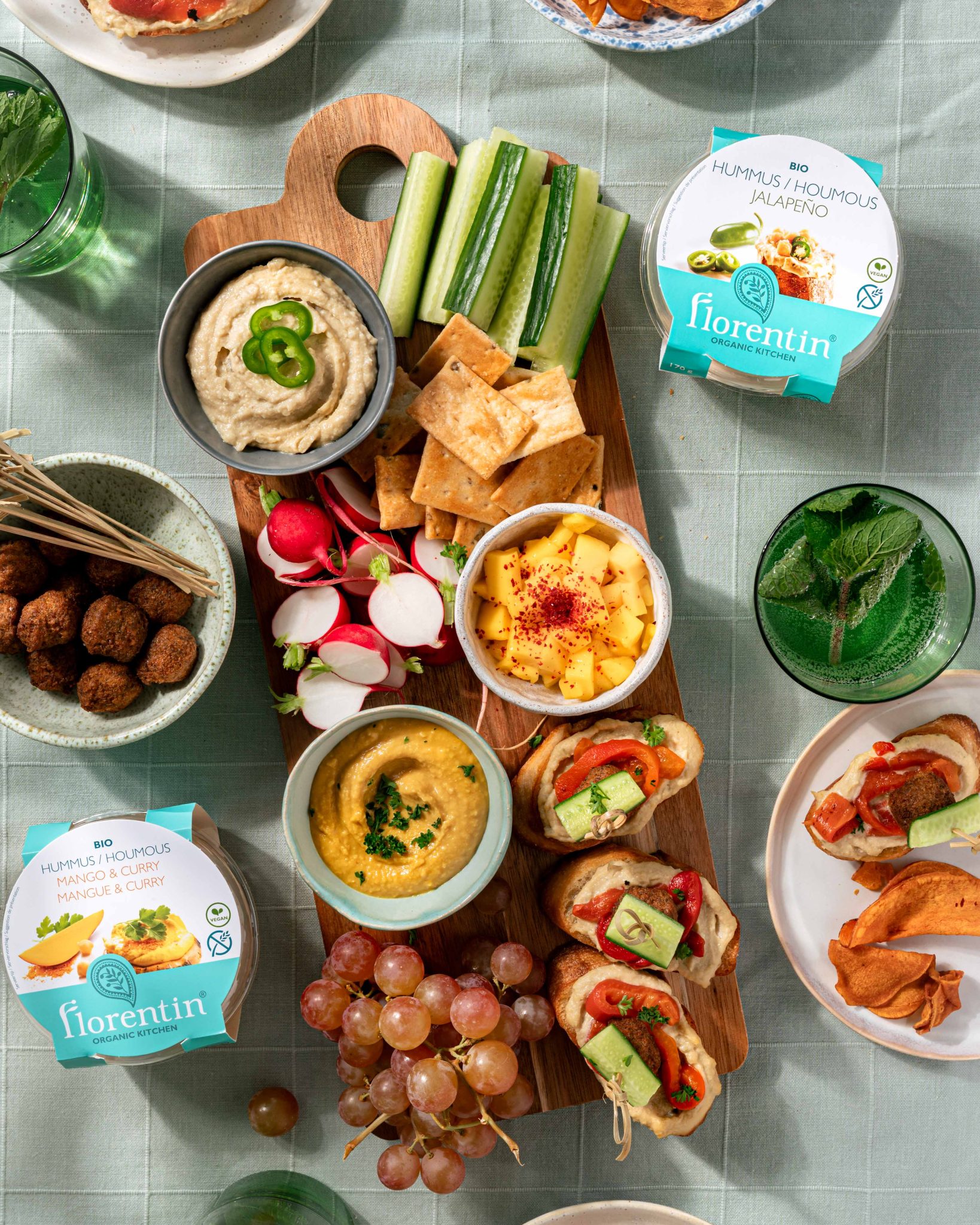 Zomerse Borrel Tafel Vol Lekkers